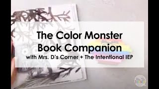 The Color Monster Book Companion | Mrs. D's Corner