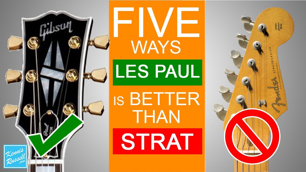 5 Reasons Gibson Les Pauls Are Better Than Fender Stratocasters