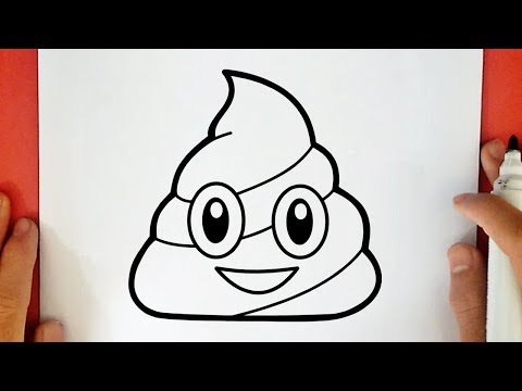 Comment Dessiner Un Emoji Caca Youtube