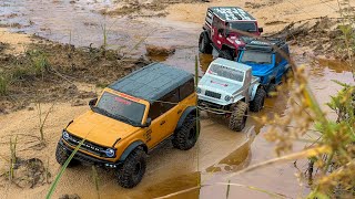 Offroad Sambil Nyelam Air Track Bukit Cinta | TRX4, SCX10, RGT Jimny & 86100 v2 | Balikpapan RC 4x4