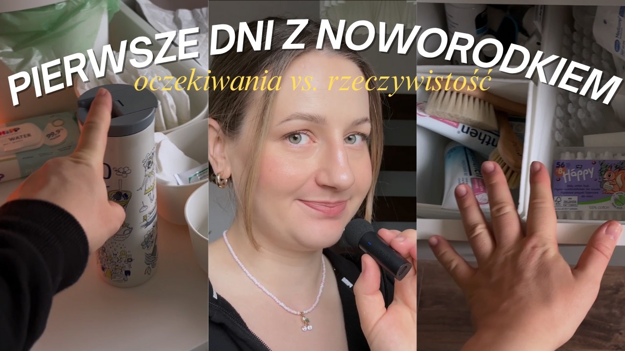 OCZEKIWANIA vs. RZECZYWISTOŚĆ - pierwsze dni z noworodkiem *spanie, przewijanie, organizacja komody*