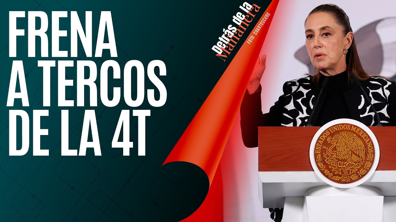 #DetrásDeLaMañanera ¬ Sheinbaum frena en seco a los tercos que buscan heredar cargos para 2027
