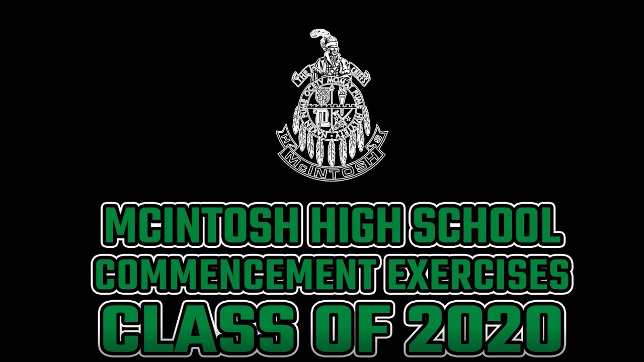 McIntosh High School Virtual Graduation 2020 YouTube