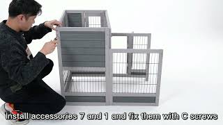 BestOffice RH-WD386 chicken coop