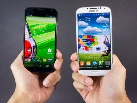 Motorola Moto X vs Samsung Galaxy S4