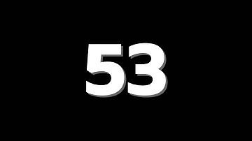 53 Second Countdown Timer With Sound Effect