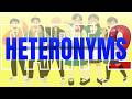 HETERONYMS | WORDS PRONOUNCED TWO WAYS