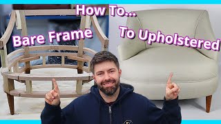 HOW TO PREP A CHAIR FRAME FOR UPHOLSTERY | UPHOLSTER A CHAIR FRAME | FaceliftInteriors screenshot 5