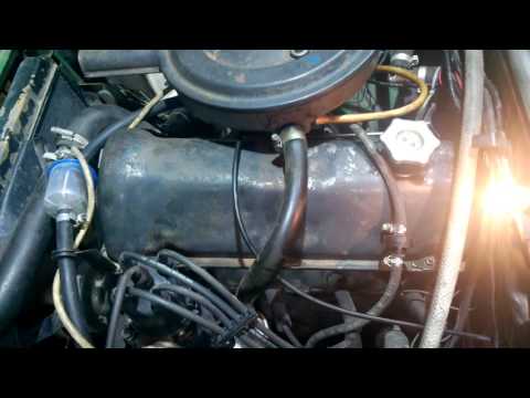 Работа двигателя после регулировки клапанов