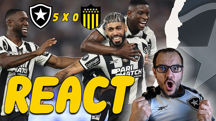 REACT BOTAFOGO 5X0 PEÑAROL! RESULTADO HISTÓRICO!