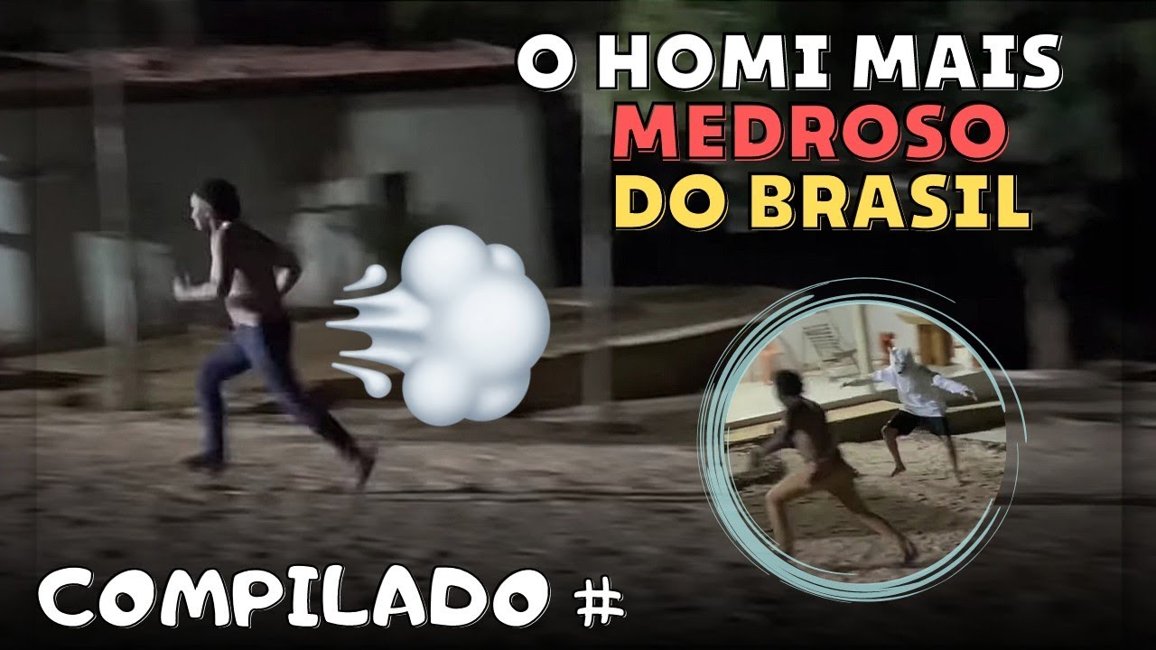 TIRINGA O HOMEM MAIS MEDROSO DO BRASIL KKK | COMPILADO TIRINGA CORRENDO 🏃💨