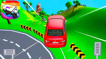 Crash Delivery! Destruction & smashing flying Car Cliff Drops & Realistic Car Crashes