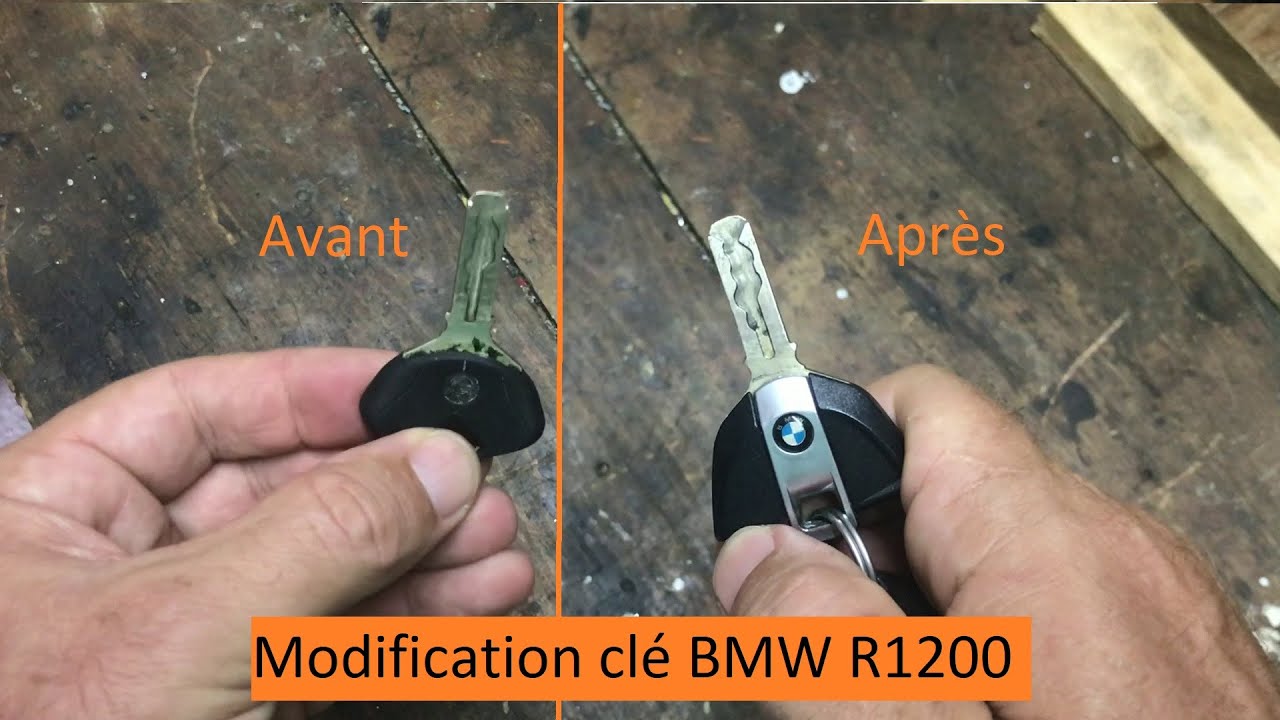 Coque clé télécommande moto pour BMW R1200GS R1250GS R1200RT K1600