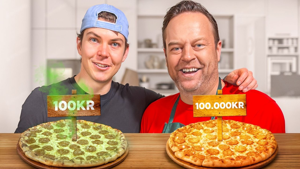 AMATØR vs PROFF KOKK: 100,- kr vs 10.000,- kr PIZZA