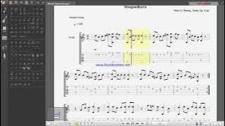 Tab / Partitur Manuk Dadali - Cover Guitar