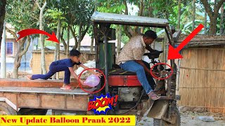 New Update Balloon Prank 2022 !! Crazy Reaction Balloon Blast Prank