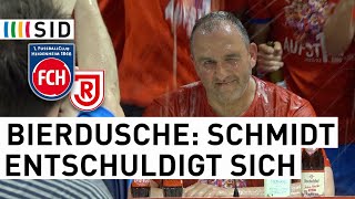 Respekt vor Regensburg: Schmidt droht nach Bierdusche mit Extra-Training | SID