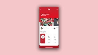 Mobile App UI Design Speed Art #13 - Special Christmas Recipes [Adobe XD] screenshot 4