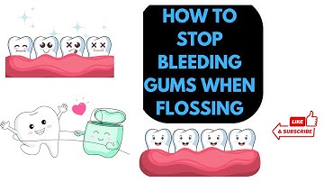 How to stop bleeding gums from flossing & interdental brushes