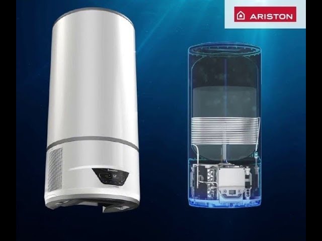 Termo eléctrico con Aerotermia, Ariston, Lydos Hybrid Wifi 80L + Soporte de  pared Instafix, Clase Energetica