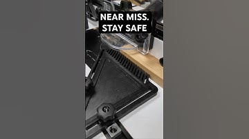 THIS IS WHY YOU SHOULD NEVER HAVE YOUR FINGERS ANYWHERE NEAR A ROUTER BIT! Read Description