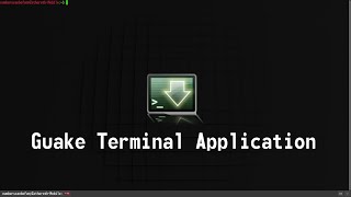 Guake Terminal Application - Linux Mint - Open Source Software screenshot 2