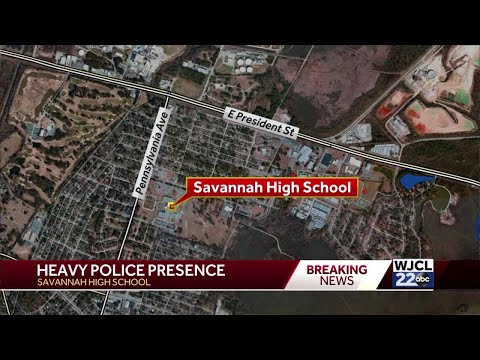 Heavy police presence at Savannah High School
