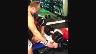 dumbbell workout with 42kg (Janis Berzins Fitness)