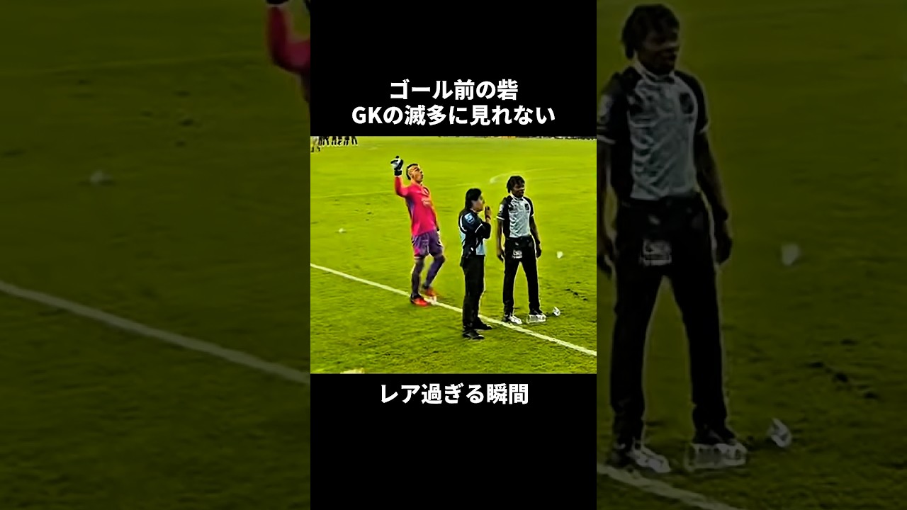 ゴールキーパーの滅多に見れないレア過ぎた瞬間!! #サッカー #プレミアリーグ