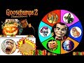 GOOSEBUMPS 2 Haunted Halloween SPINNING WHEEL SLIME GAME w/ Spooky Surprise Toys Mp3