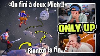 On termine Only Up Fortnite à deux avec Michou (beaucoup beaucoup de rage)