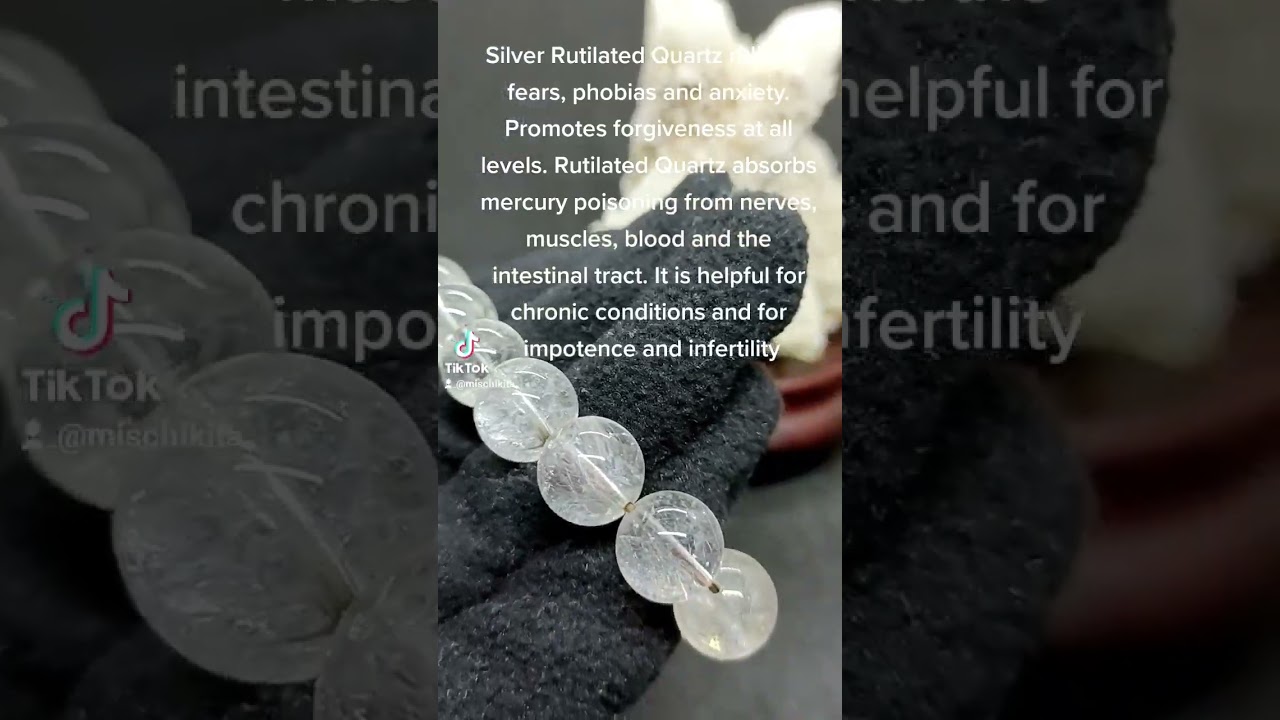 Silver Rutilated Quartz Bracelets 