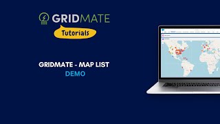 Gridmate - Map List - Demo