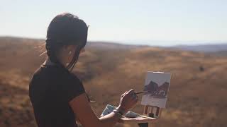 Carly DiFraia in Residence at Paintrock Canyon Ranch