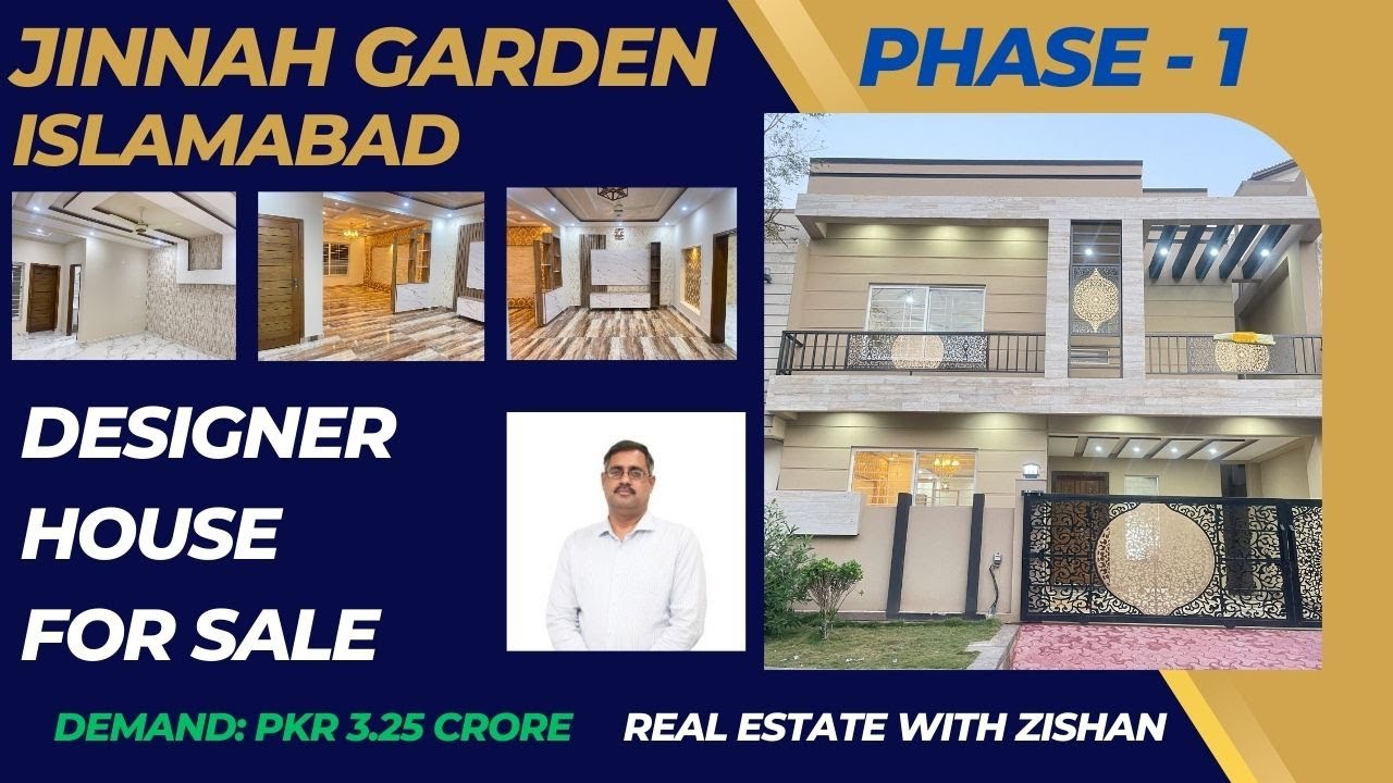 Modern Double Unit 8 Marla Jinnah Garden Designer House for sale in Islamabad l Best Price Property