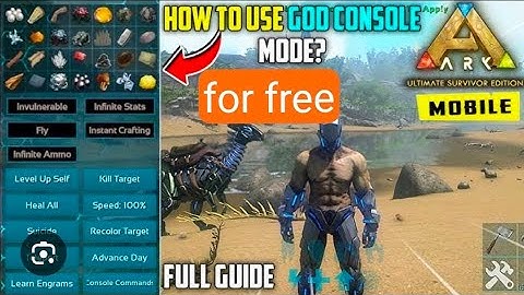 ARK Mobile: God Console Hack EXPLAINED