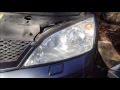 How to replace front head light and all front bulbs Ford Mondeo. Years 2000 to 2007.