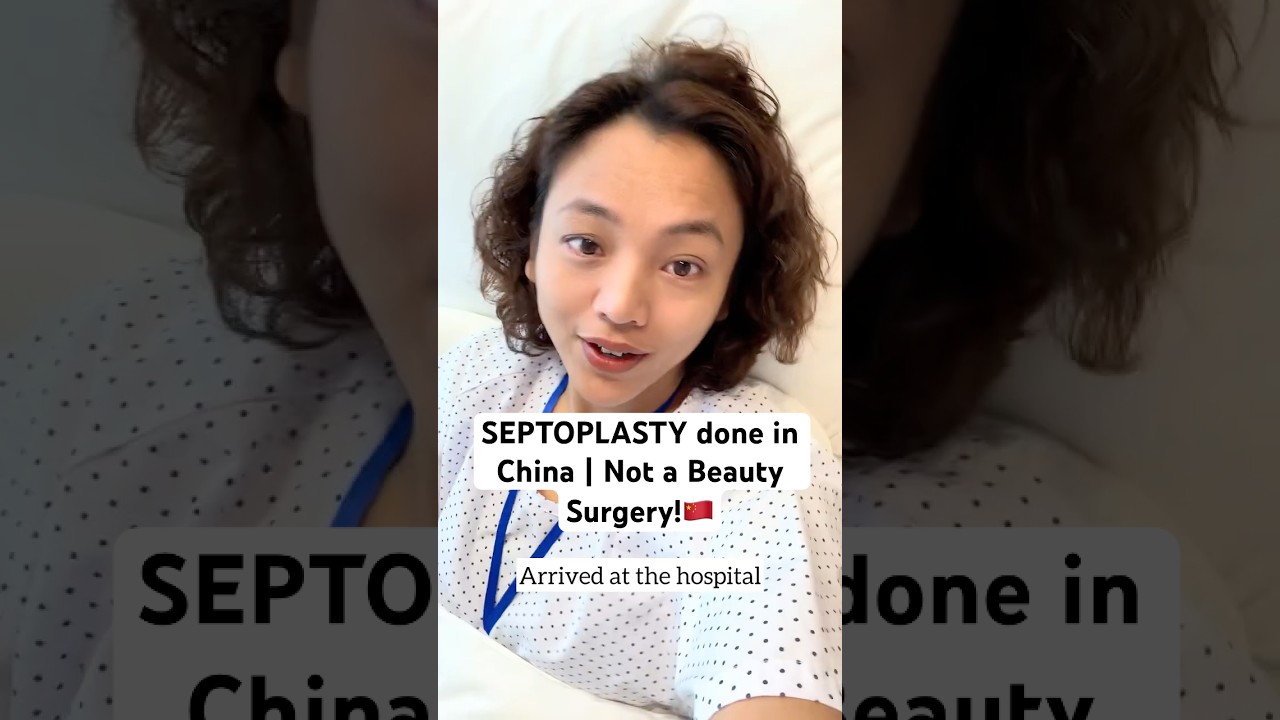 Наконец-то сделала септопластику во время отпуска в Шанхае! 