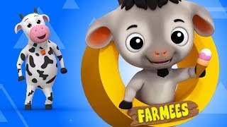 baby goat nursery rhyme johny johny yes papa children songs baby video by farmees s02e4252