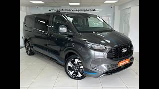 2025/75 Ford Transit Custom 2.5 320 Duratec 11.8kWh Sport Crew Van Auto Euro 6 5dr