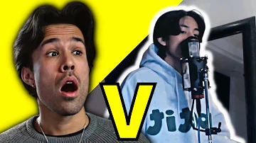 It’s Beginning To Look A Lot Like Christmas cover by V of BTS - REACTION