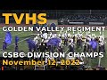 Tvhs band and color guard november 12 2022  division championships