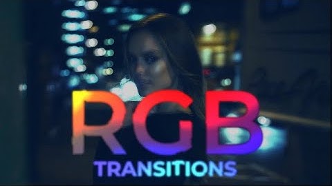 RGB Transitions Premiere Pro Presets