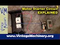 Motor Starter On-Off Push Button Station Circuit Explained