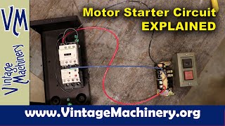 Motor Starter OnOff Push Button Station Circuit Explained