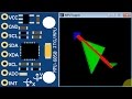 MPU-6050 Gyroscope Teapot demo 3D simulation