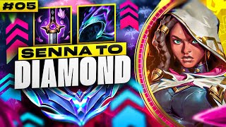 Nerfed Senna is still Busted - Senna Unranked to Diamond #5 | League of Legends