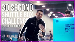 30 Seconds, 1 Box, 4 Badminton Legends ft. Lin Dan, Taufik Hidayat, Lee Yong Dae, Peter Gade - Ep. 1