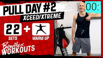 Bowflex Xtreme PULL Day Workout #2 | 22 min Back, Biceps, & Shoulders + Bonus Abs [Xceed, PR3000]