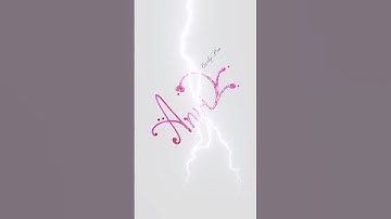 Amazing calligraphy for sweet name #anvi 😍🤗